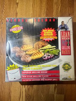George Foreman Extra Extra Jumbo Size Large Grill Lean grill