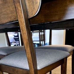 Dining Room Table with 4 Chairs MCM Style 
