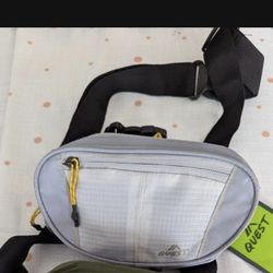 New quest waist pack 7.7"x 2.4"x 4.3"
Lightweight
Adjustable weight belt