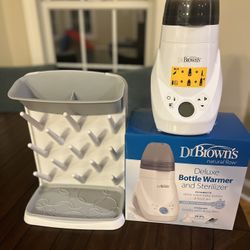 Bottle Warmer And Bottle Rack
