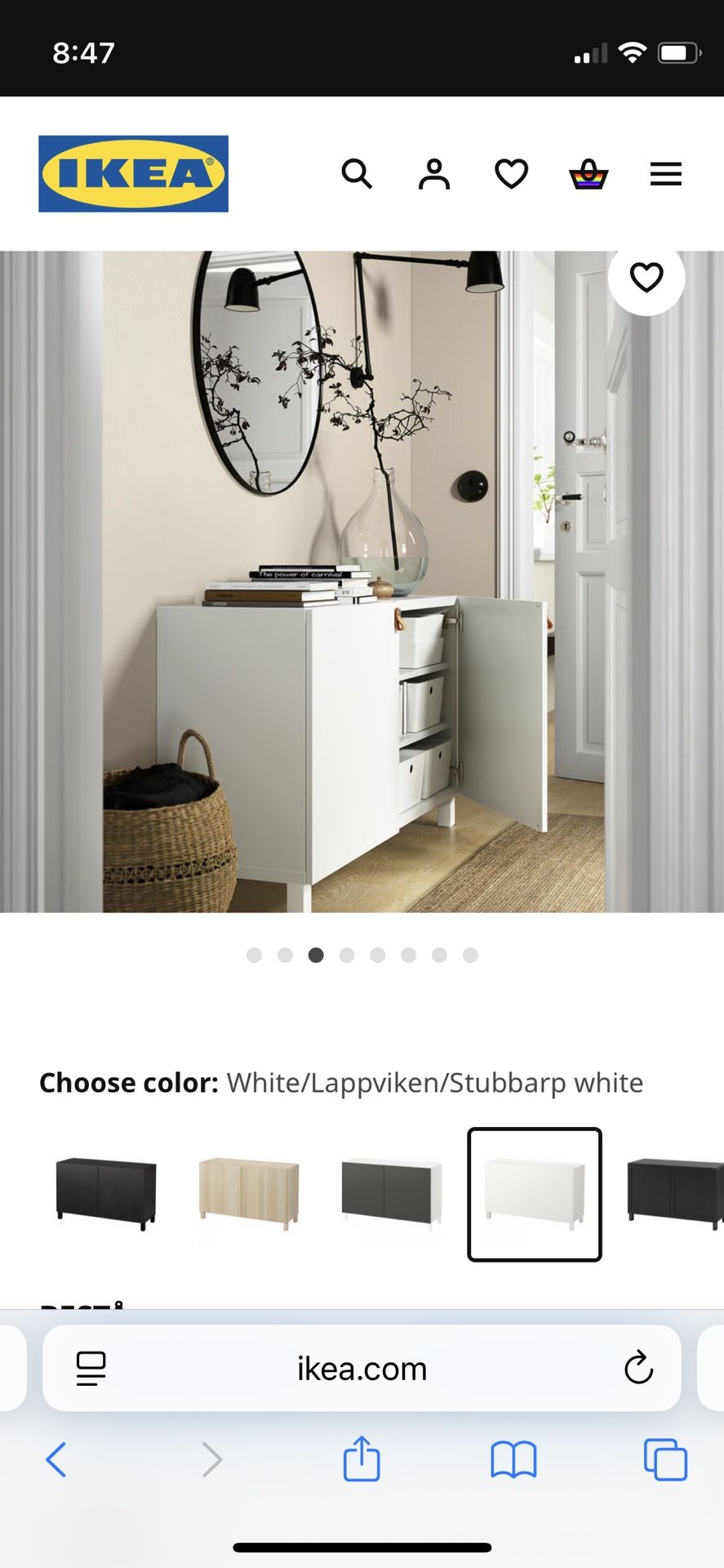 White Cabinet - Move Out Sale