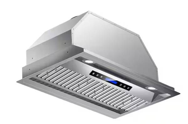 NEW 30 in 900 CFM Convertible Insert Range Hood with Remote, Touch Control LCD, Stainless Steel This is NOT FOR UNDER CABINET