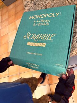 L.L. Bean deluxe edition, Monopoly and Scrabble set