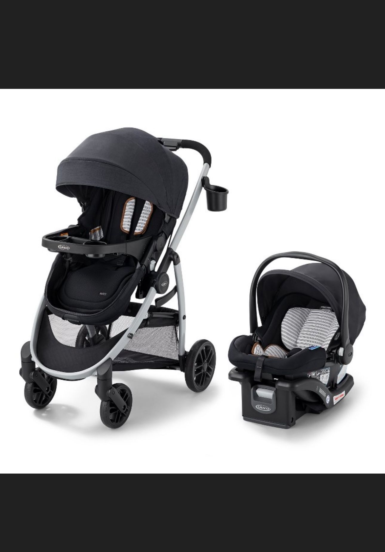 Graco Modes pramette travel system with snugride LX- coche para bebes y car seat