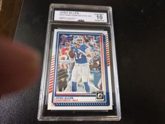 2025 Panni Donruss Optic Josh Allen Gem Mint 10