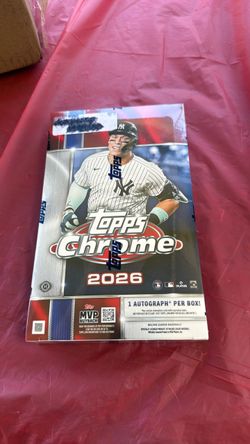 2026 Topps Chrome Hobby Box Sealed