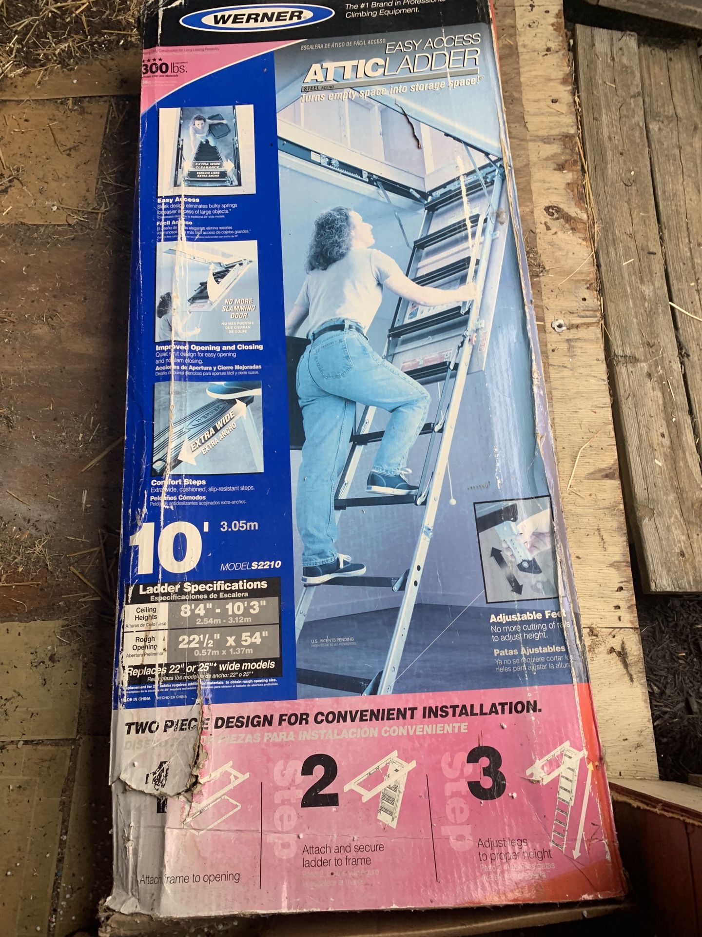 Werner attic ladder