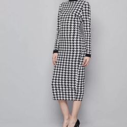 SHEIN Black & Whit DRESS SizesM, L, XL 