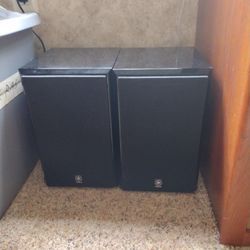  Two Home Theater Speakers Glossy Black