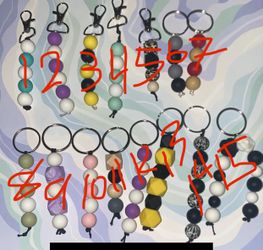 DIY Keychains You Can Ask What Color To Make. $6 Ask Me What Number You Want To Buy