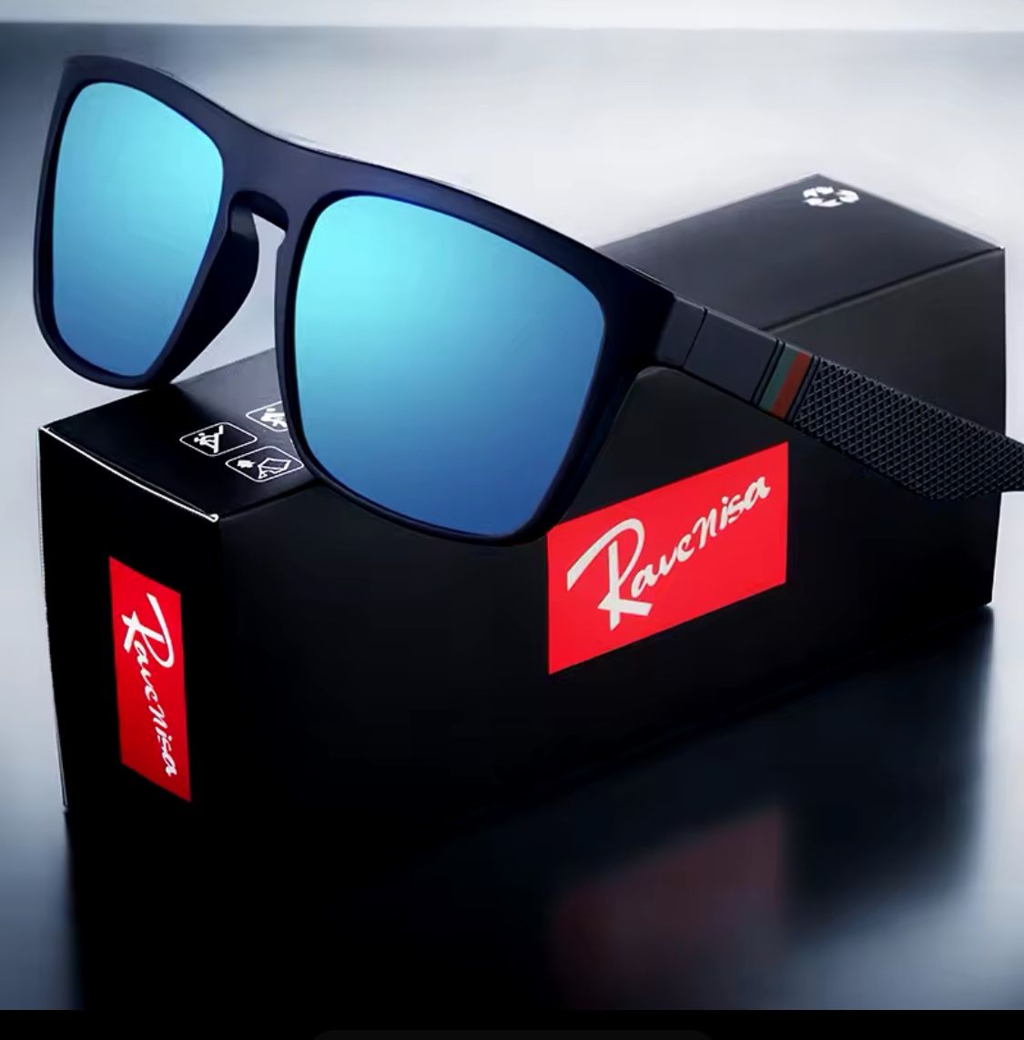 Gafas de sol polarizadas Vintage cuadradas para hombres y mujeres, gafas de sol Retro para conducir y pescar, gafas UV400