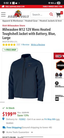 Milwaukee M12 Heated Toughshell Jacket