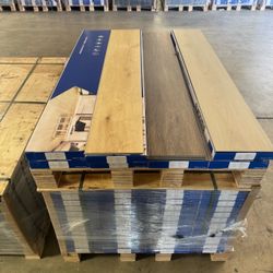 6.5mm SPC Flooring $0.99 Sq Ft Light Oak Gray Oak Dark Brown In Stock
