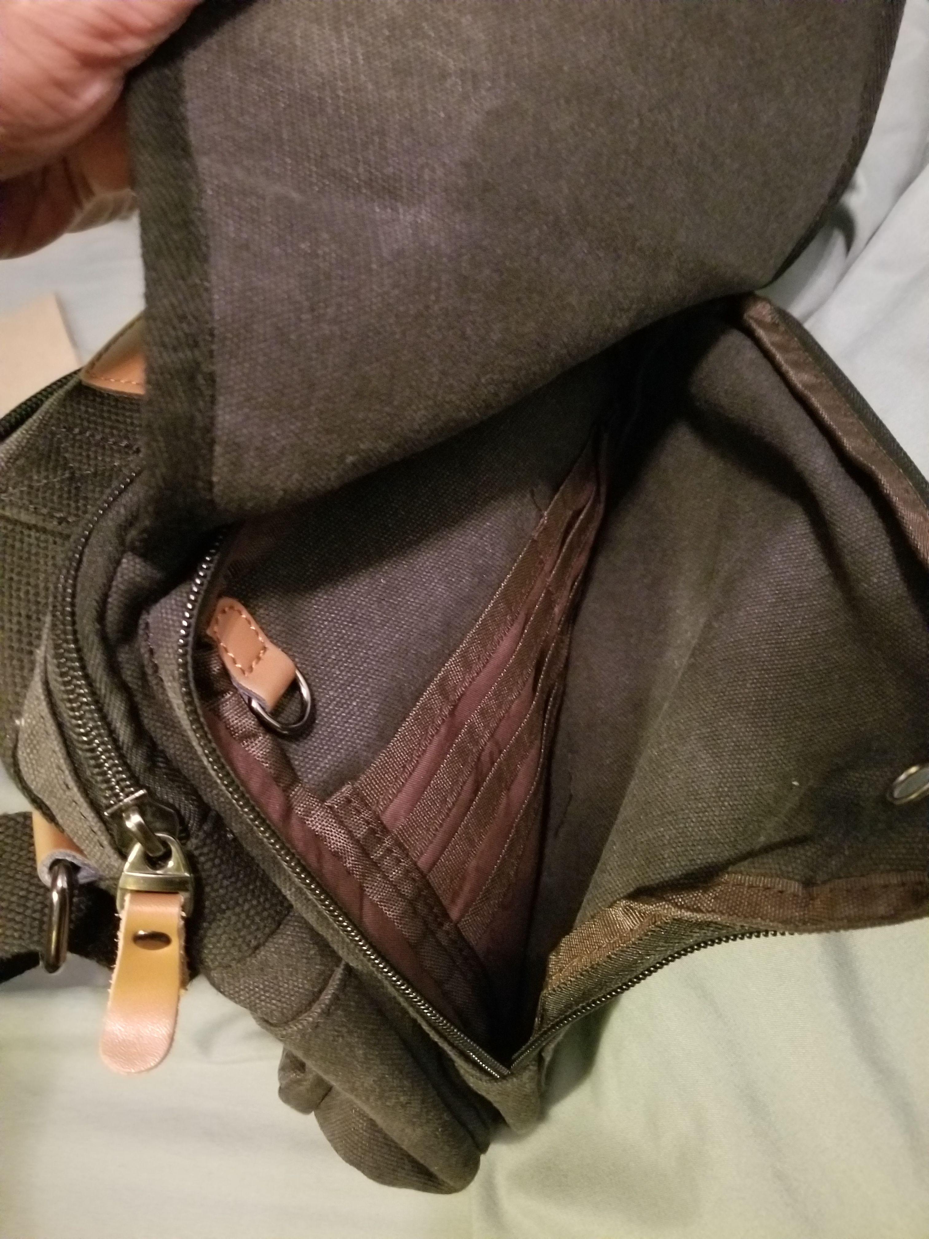 Multi pocket Traveler sling bag