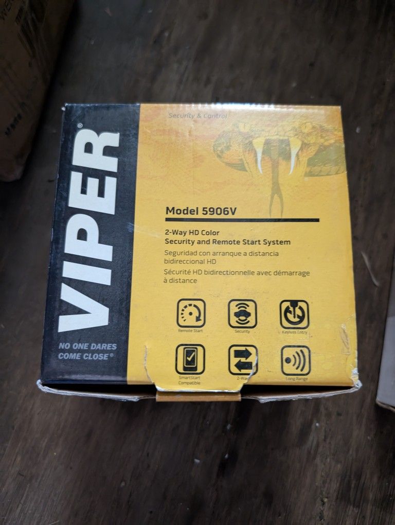 Viper 5906V 2 Way Color OLED Remote Start Security System W/ Door Lock Actuators