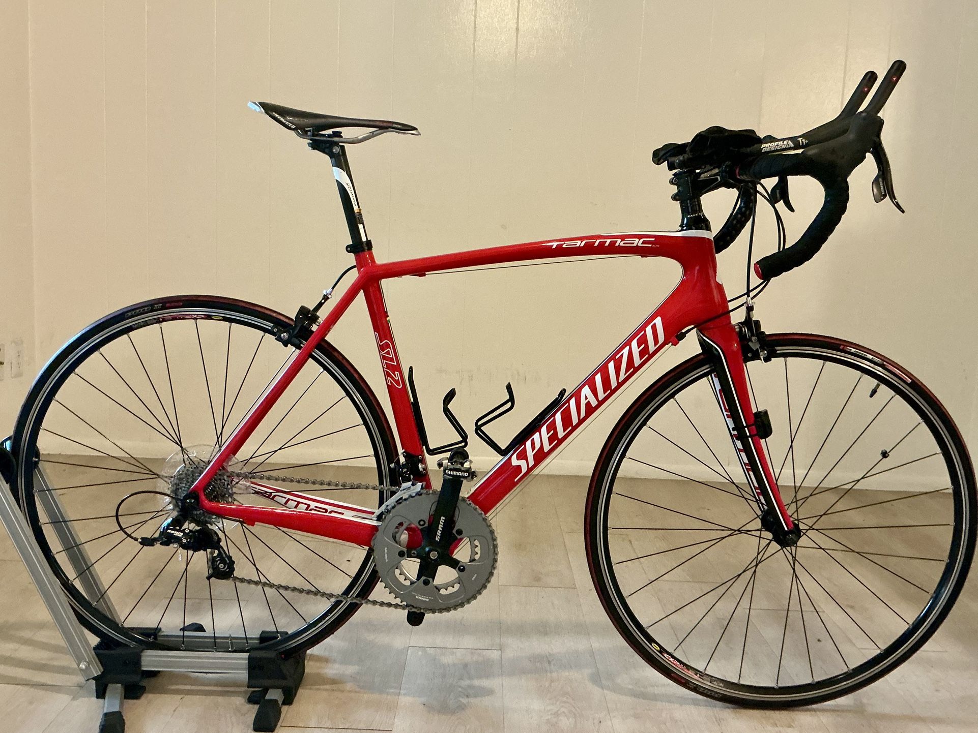 Specialized Tarmac SL2 Carbon triathlon (56cm) LOADED, Like New (1-owner) 