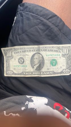 10 dollar bill from 1988