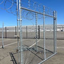 Chain link gates 10x8 swings