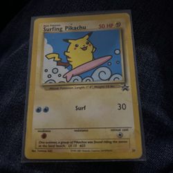 Pokemon Surfing Pikachu Promo