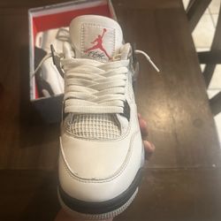 Jordan 4 White Cement 