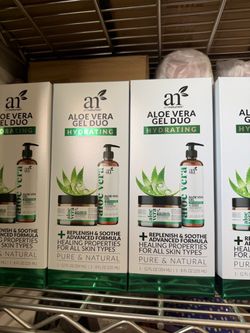 ArtNaturals Aloe Vera Gel Duo Hydrating Set