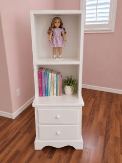 Bookshelf or American doll storage