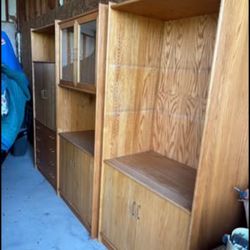 Oak Cabinets 
