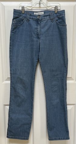 🇩🇪BRAX ‘Feel Good’ High End Designer Brand 5-Pocket Blue Jean (Sz. 10)