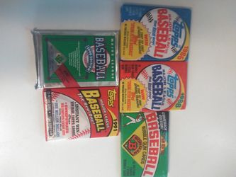 5 Wax Packs Baseball Cards