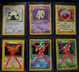 Pokemon Cards Vintage 1999
