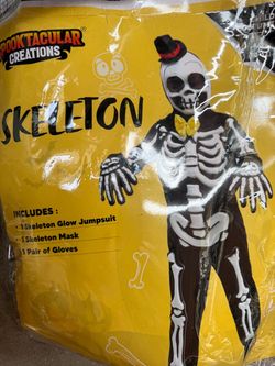 Skeleton kid costume