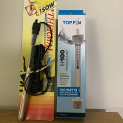 *** NEW *** FISH TANK / AQUARIUM HEATERS  *** 2 UNITS *** TAKE BOTH FOR $ 20.00 ***NEW *** 