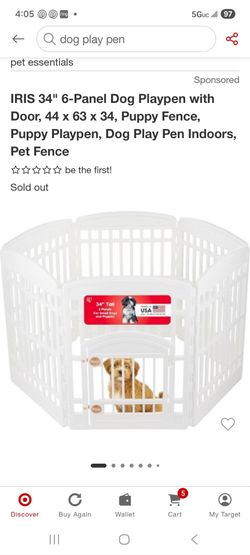 8 piece dog play pen