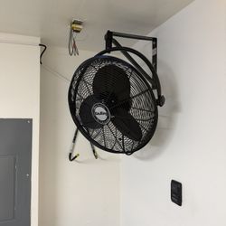 Air King Wall Mount Fan, 20 Inch, Air Circulator 