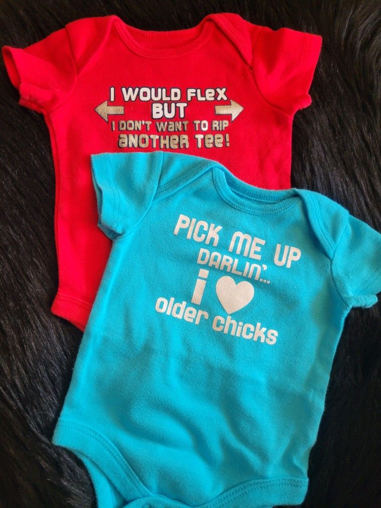 Red & Blue Onesie Bundle