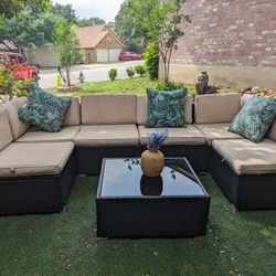 Outdoor Sectional 7 Pieces 
