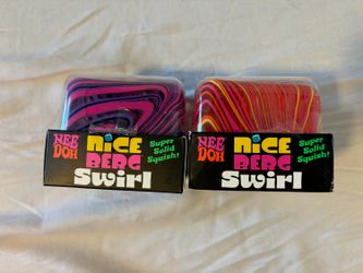 NeeDoh Nice Berg Swirl Jumbo XL Giant BRAND NEW Purple Orange 