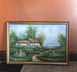 Cottage Village Artwork  