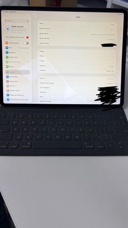 Apple iPad Pro 3rd Gen 12.9” 512 GB Cellular with Smart Keyboard