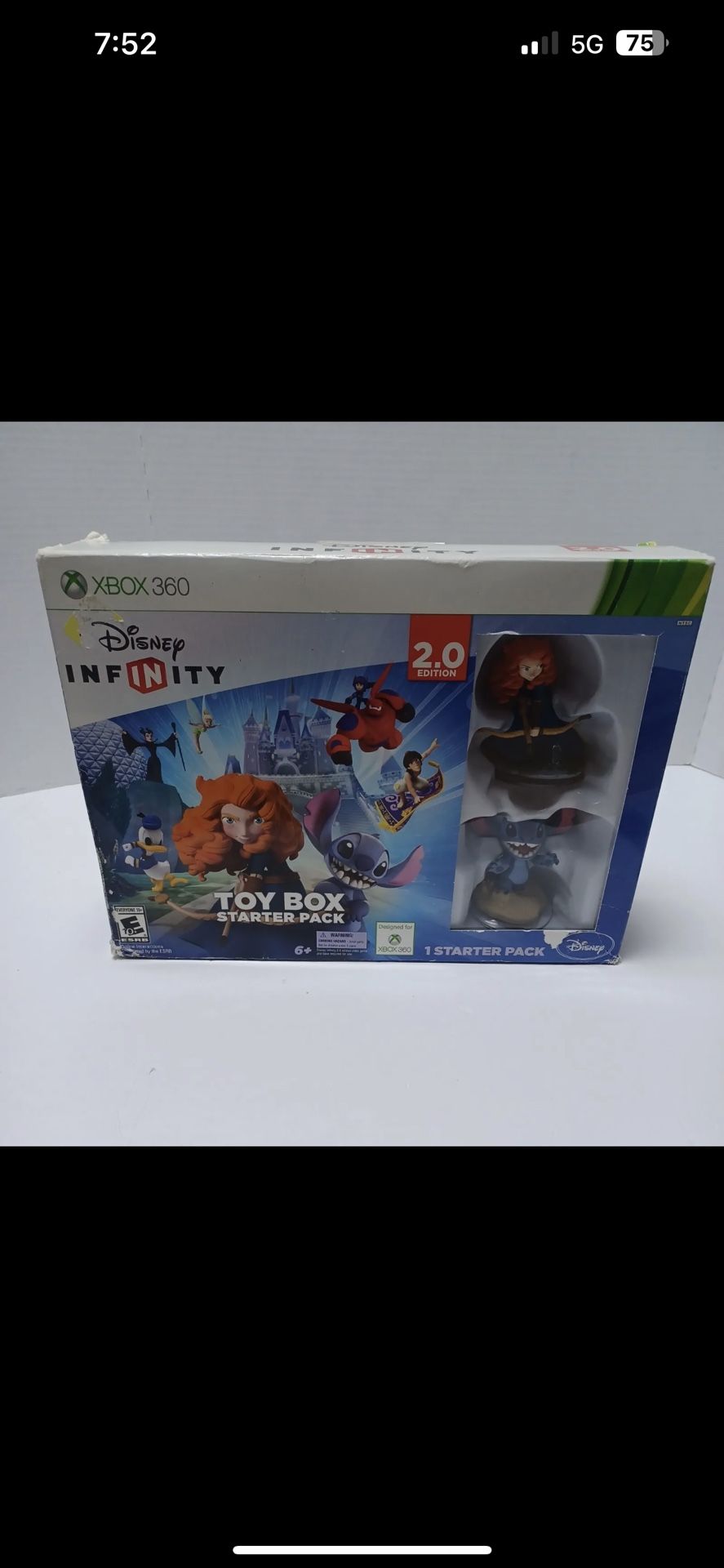 Disney Infinity Toy Box Starter Pack 2.0 Edition for Xbox 360 NEVER OPENED