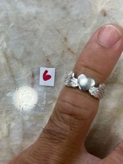 925 Sterling Silver Wedding Ring Size 6