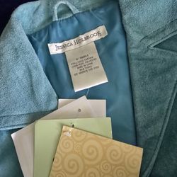 NEW Blue Suede Jacket w/tags $40