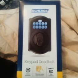 Schlage keypad deadbolt