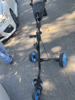 3 Wheel Golf Push Cart