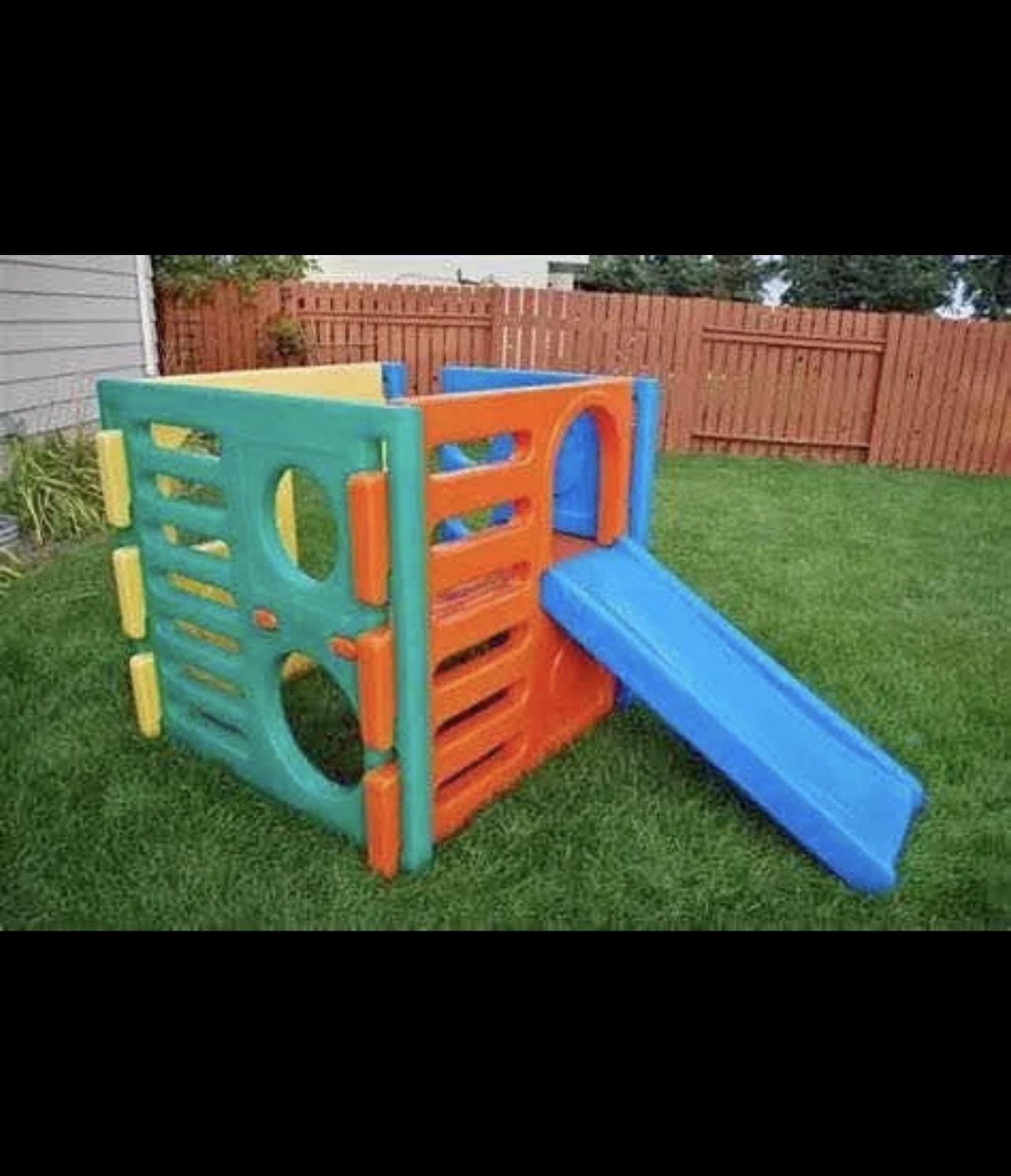 Vintage Cube Climber Slide Little Tikes
