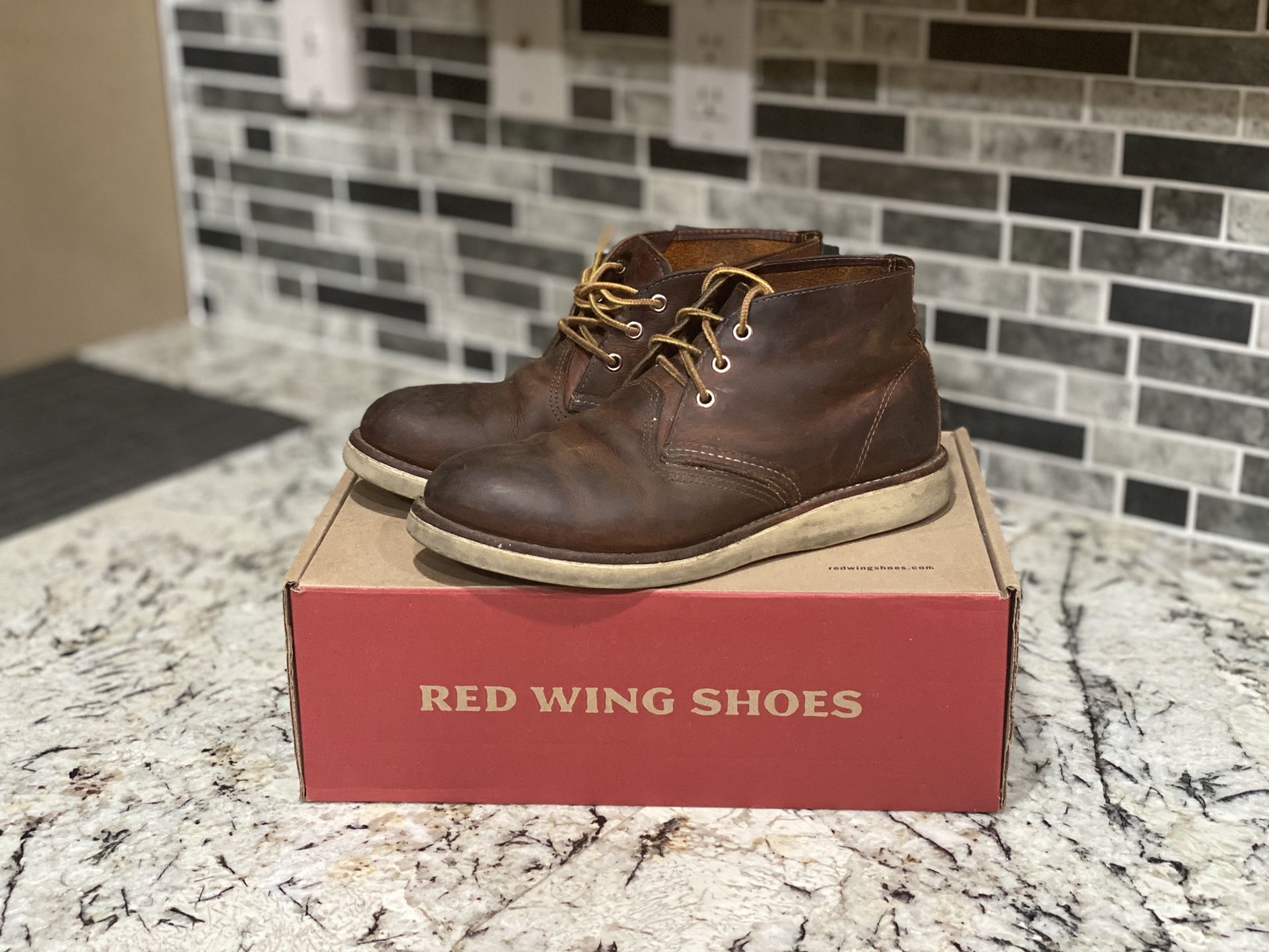 Red Wing Boots 3137 Work Chukka Heritage Copper Rough and Tough