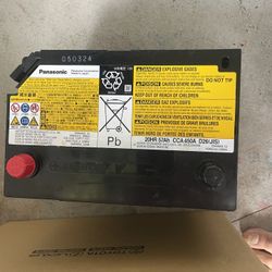 New Starter Battery