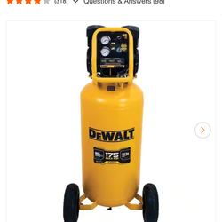 26 Gal. 175 PSI Ultra Quiet Portable Electric Air Compressor