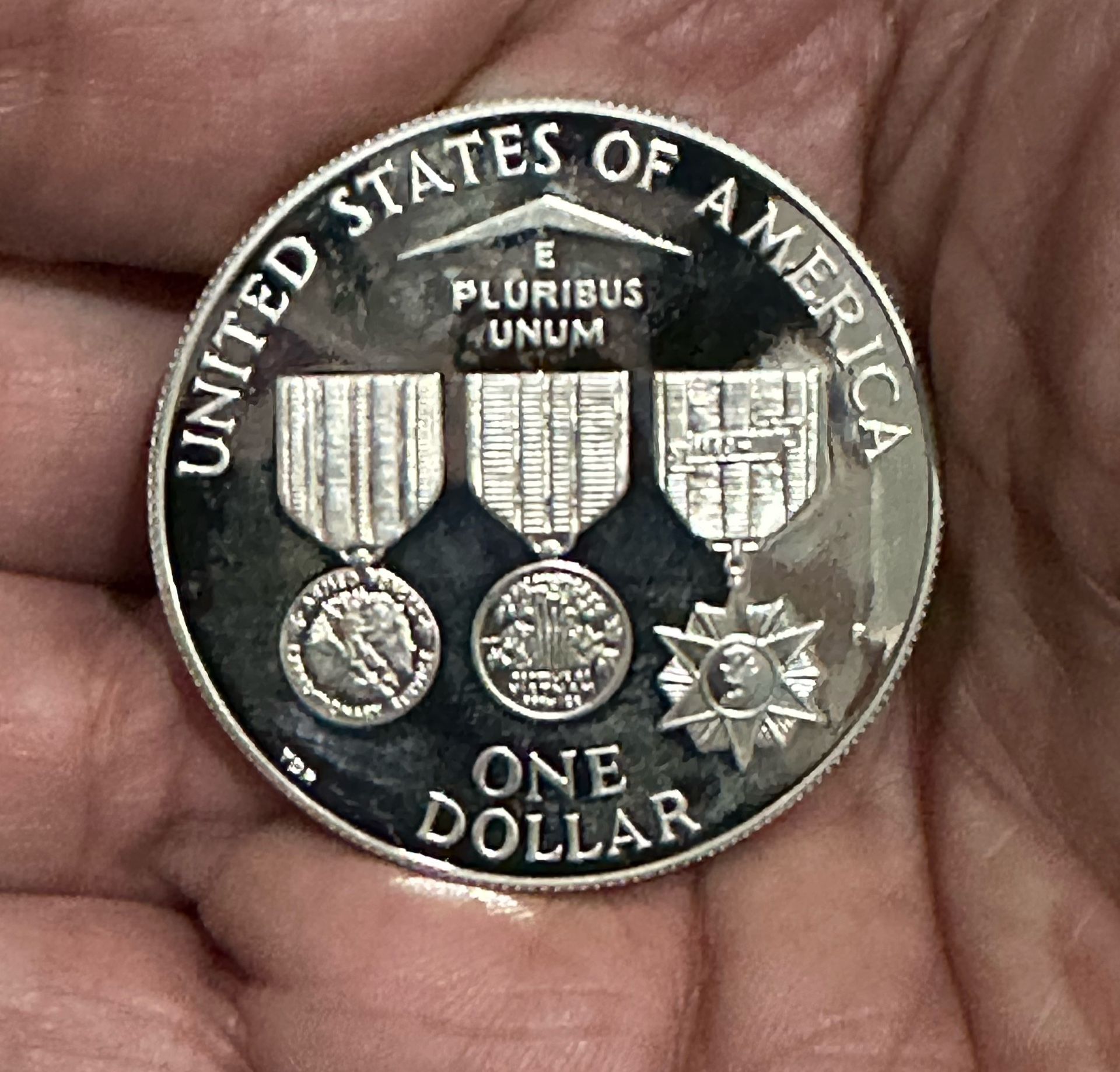 Vietnam Veterans Memorial Silver Coin 