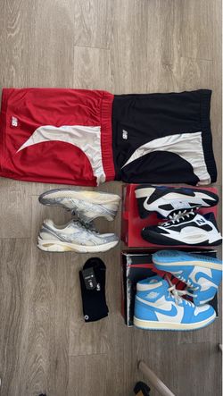 Eybl Nike , Jordan 1 unc reimagined , new balance , asics take all for $180